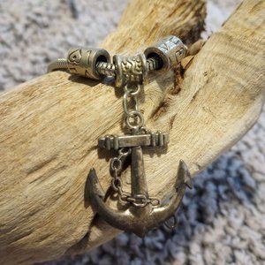 Silver Anchor Bracelet